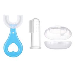Enorme Soft Silicone Finger Toothbrush with U Shape Soft Bristles Brush for Kids - Color May Vary-20