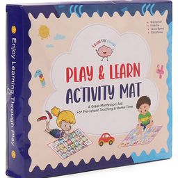 Woods For Dudes Play And Learn Activity Mat Educational Toy - Multicolor-24