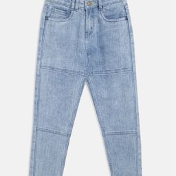 Tales & StoriesLycra Regular Fit Printed Jeans - Light Blue-image-6