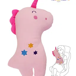 NeonateCare Unicorn Car Seat Belt Travel Pillow for Kids, Seatbelt Buddy Adjustable Safety Belt Strap Shoulder Pads Neck Support Pillow- Pink (Color and design May vary)-picture-33
