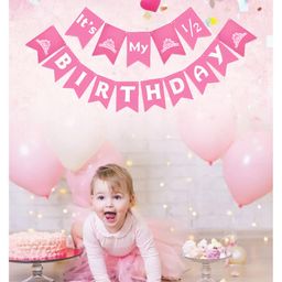 Funcart It's My half Birthday princess banner - Pink-picture-0