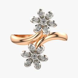 VALANOVA Women Rose Gold Ring Diamond-picture-33