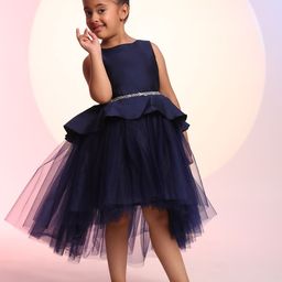 Toy Balloon kids Applique Net Fit & Flare Midi Dress-58