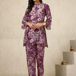Soch Printed Top With Trousers Co-Ords-picture-15