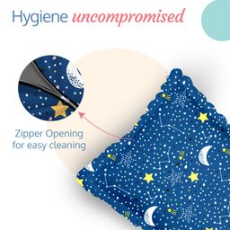 Luv Lap Mustard Seeds Pillow Stars Moon Print (Color May Vary) image 3
