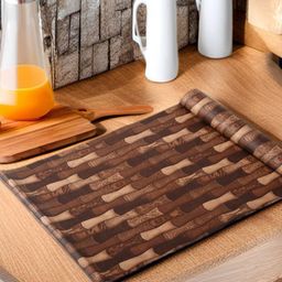 REVEXO Brown Printed Water-Resistant Shelf Liner-image-83