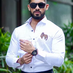 Foomer Men Standard Opaque Casual Shirt-image-67