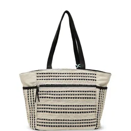 Anekaant Textured Structured Handheld Bag with Tasselled image 4