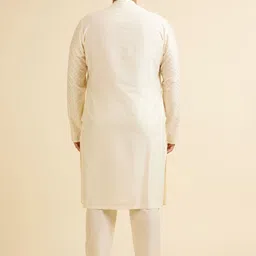 Manyavar Men Regular Kurta with Pyjamas image 4