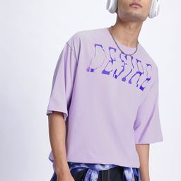 glitchez Dreamy DesiresPrinted Drop-Shoulder Sleeves Pure Cotton T-shirt-image-91