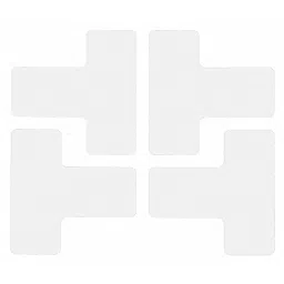 BRADY Floor Marking Tape T Shape Solid White No Legend 2 x 5 inch x 8 mm, 12D523 (Pack of 20)-picture-17