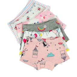 Teri Beri Kids-Girls Multi Cotton Boy Shorts-picture-31