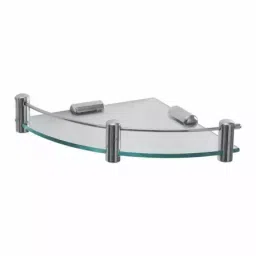 PLUMBER 300 mm (12 inch) Toughened Glass Corner Glass Shelf, U-0923-image-78