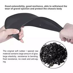 Automoto Cup Type Mud Flaps Splash Guard Front & Rear for Maruti Suzuki Ertiga 2018 All Models (Set of 4) image 4