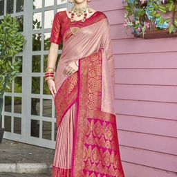 Anouk Rustic Woven Design Zari Banarasi Saree-picture-12