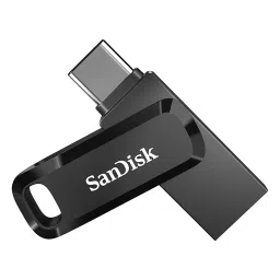 SanDisk 256 GB USB 3.0 Black Capless Swivel Pen Drive, SDDDC3-256G-I35-18