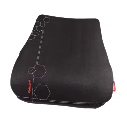 Elegant Black Zig Memory Foam Full Slim Back Support Car Pillow-image-3