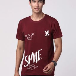 ADRO Men Graphic Printed Round Neck Cotton T-shirt-image-45