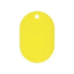 AS ONE Number Tag Large No Number L Size Styrene Red (Set of 50 pcs)-18