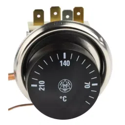 RS PRO Capillary Thermostat +210°C Max SPDT Automatic Reset Panel Mount, 7334726-34