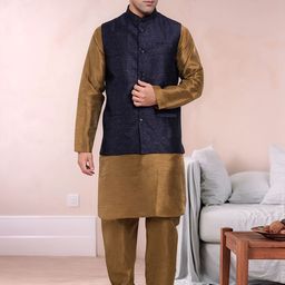 Moda Rapido Kurta Pajama Jacket Set-image-51