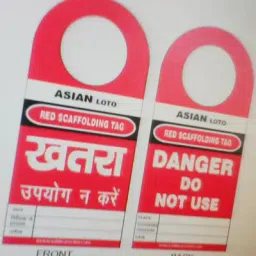 Asian Loto ALC-LSTH All purpose sacffolding tag holder with specific DO NOT USE message-picture-23