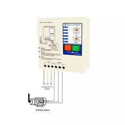 Mivan Technologies Three Phase Analog Motor Starter Panel for up to 10 HP, STS OL T image 2