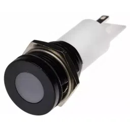 RS PRO White Panel Mount Indicator 110V AC, Mounting Hole Size 16 mm, Termination Type Solder Tab, IP Rating IP67, Model No 206182-4