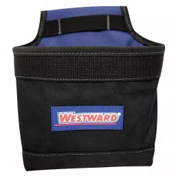Westward Black Tool Pouch Polyester 7-3/4 inch Overall Width, 5MZL8-6