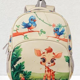 VISMIINTREND Kids Jungle Theme Printed Lightweight School Bag Backpack-41