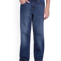 RARE ONES Boys Relaxed Fit Low Distress Light Fade Jeans-picture-27