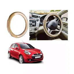 Auto Pearl Ring Type Car Steering Wheel Cover (Diamond Plus) Compatible with Pulse-picture-20