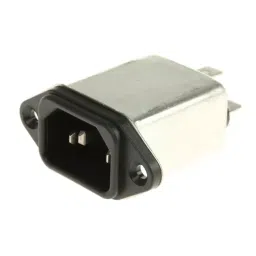 RS PRO 6 A 250 V ac Male Panel Mount IEC Filter Faston None Fuse, 3864188-image-96