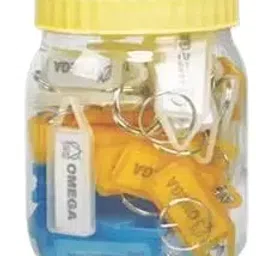 OMEGA Key Chain Elegant 50 pcs Plastic Jar-picture-42