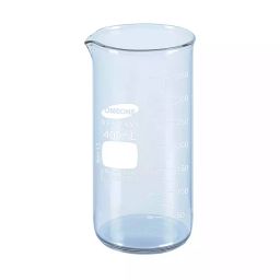 Omsons Germany 400 ml Clear Beaker Tall Form with Spout 242/5 Pack of 10 Pcs-38