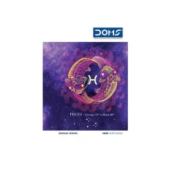 Doms Abstract Series Mini Notebook Single Line Assorted Soft Cover 112 Pages , 8242-16