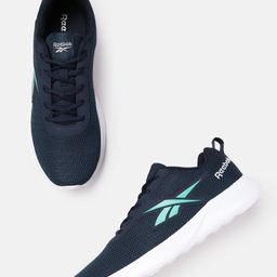 Reebok Men Woven Design Brand Logo Detail Voyager Running Shoes-19