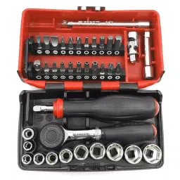 FACOM 6.35 mm (1/4 inch) Socket Set 6 Point Metric, R.360NANO (Set Of 38 Piece) image 3