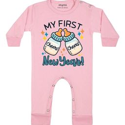 Arvesa My First New Year Printed Bodysuit-13