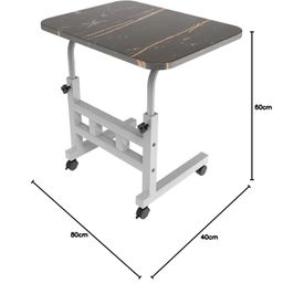 Portronics My Buddy D Wood Multipurpose Movable & Adjustable Table for Computer & Laptop(Black) image 3