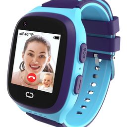 Wearfit Next Gen Champ 4G IP67 Waterproof Children Smart Watch With Video & SOS Calling - Blue-11