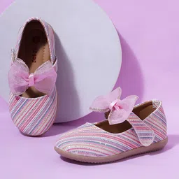Mine Sole Bow Detailed Ballerinas -  Multi Colour-picture-1