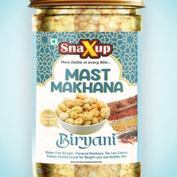 SnaXup Roasted Mast Makhana - Biryani 80 g-13