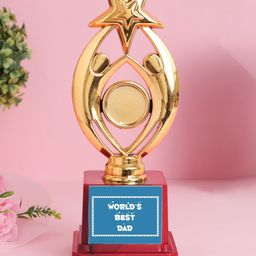 Oye Happy World's Best Dad Trophy-image-3