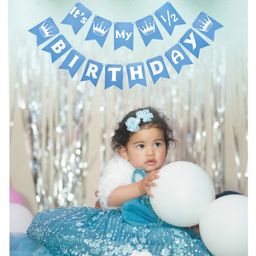 Funcart It's My half Birthday prince banner - Blue-picture-1