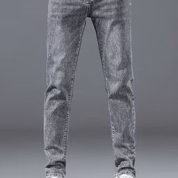 StyleCast x Revolte Men Skinny Fit Mid-Rise Light Fade Jeans-image-78
