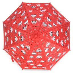 fab n funky Free-size Umbrella With Bear Print - Red image 2