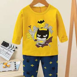 Bold N Elegant Kids Printed Long Sleeves Pure Cotton T-Shirt With Trouser-picture-52