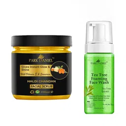 Park Daniel Haldi Chandan Facial Scrub - 100 ml & Tea Tree Face Wash - 150 ml-3