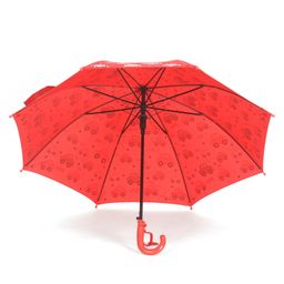 fab n funky Free-size Umbrella With Bear Print - Red image 5